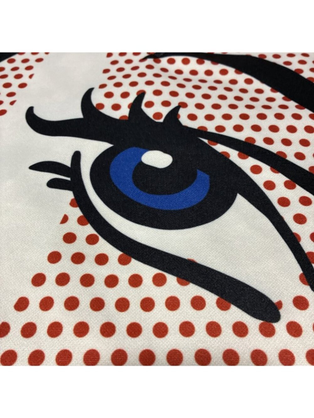Black Pyramid Jersey Men's large Pop Art Comic Roy Lichtenstein Chris Brown 23 - Picture 5 of 12